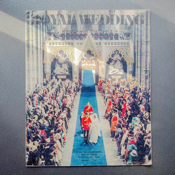 1973 Sunday Telegraph Royal Wedding Princess Anne Mark Phillips Magazine - Picture 3 of 8